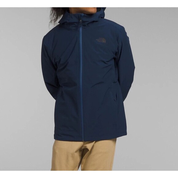 The North Face Men ThermoBall Hooded Eco Triclimate Jacket  BLUE BLACK‎ 3XL $400 - Picture 1 of 12